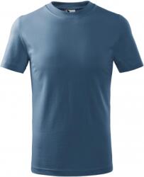 MALFINI Tricou copii, finisat silicon, marime: 110 cm, denim, Malfini 1386008