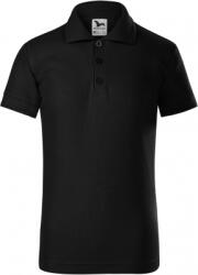 MALFINI Tricou copii, pique polo, marimea: 110 cm, negru, Malfini 2220108