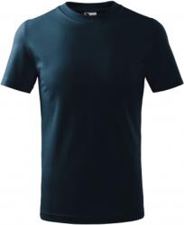MALFINI Tricou copii, finisat silicon, marime: 122 cm, albastru marin, Malfini 1380209