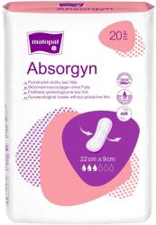 Matopat Absorgyn nőgyógyászati betét 9x22cm 20 db Fólia nélkül (BE-139-N020-003)
