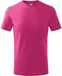 MALFINI Tricou copii, finisat silicon, 160 g/m2, marime: 134 cm, Roz zmeura, Malfini 1386310