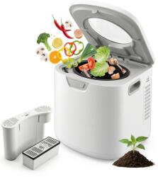 NutriChef Composter Electric NutriChef, Design Compact, Fara Miros, Alb (4172936) Compostator
