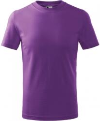 MALFINI Tricou copii, finisat silicon, 160 g/m2, marime: 122 cm, Violet, Malfini 1386409