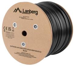 Lanberg UTP CAT6A S/FTP de exterior Conector Negru 305m LCS621CU0305BK LCS6-21CU-0305-BK (LCS6-21CU-0305-BK)