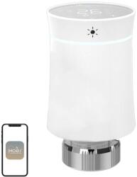 SMART Érintőképernyős termosztatikus fej ZigBee TRV BY100 ZTRV-BY-100-WH-MS (6974246476421)