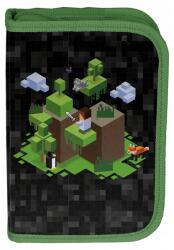 PASO Penar școlar Paso Pixel Blocks - 1 fermoar și 2 aripi (PP25PX-P001BW) Penar