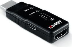 Lindy Emulator 8K60 EDID Feeder, rezolutie maxima 680x4320@60Hz 4 4 4 10Bit, latime de banda suportata 48Gbps, negru (LY-32105)