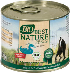  Best Nature 6x200g Best Nature Cats Bio kacsa & tök nedves macskatáp