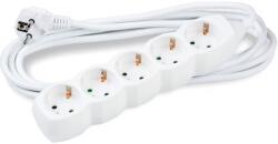 Vipow Prelungitor 5 prize cu întrerupător, cablu 3×1, 5 mm2, 2 m, Rebel (URZ3032-2B)