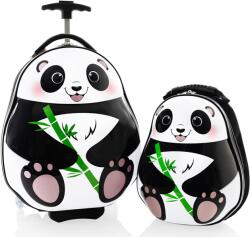 HEYS Travel Tots Panda - hátizsák és bőrönd szett