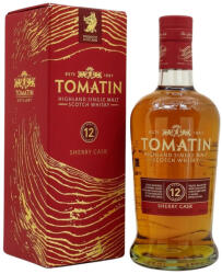 TOMATIN 12 éves Sherry Cask whisky DRS (0, 7L / 40%) - whiskynet