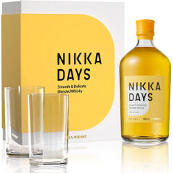 NIKKA WHISKY Days whisky DD 2 pohárral DRS (0, 7L / 40%)