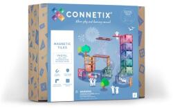 Connetix CONNETIX® Pastel Ball Run Expansion Pack set magnetic 80 buc (CT-P-00080-BR) Jucarii de constructii magnetice