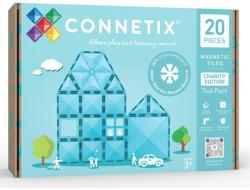 Connetix CONNETIX® Charity Pack Teal set de construcție magnetic 20 buc (CT-B-0020-TE) Jucarii de constructii magnetice