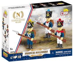 COBI 20090 Napoleon - Soldați francezi, 3 figurine cu accesorii, 41k (CBCOBI-20090)