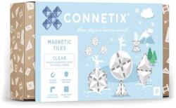 Connetix CONNETIX® Clear Shape Expansion Pack set de construcție magnetic 24 pc (CT-C-00024-SH) Jucarii de constructii magnetice