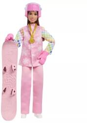 Mattel Barbie: 65. évfordulós karrier játékszett - Snowboard-os baba (JKF78) - jatekbolt