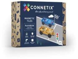 Connetix CONNETIX® Set de mașini Rainbow, set magnetic de construcție 2 buc (CT-R-00002-CA) Jucarii de constructii magnetice