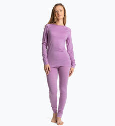 WOOLCANO Női termikus fehérnemű szett WOOLCANO Merino SET0543 lila
