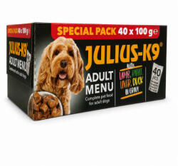 Julius-K9 Julius-K9 DOG Special Pack 40x100g - nedves eledel válogatás, szószban, kutyák részére