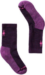 Smartwool Hike Light Cushion Crew Purple Rise Gyerek zokni M