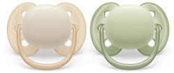 Philips Suzeta de joacă Ultra Soft Premium - băiat - neutră - 0-6 luni - 2 bucăți (14A0D8)