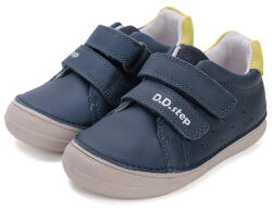 D. D. STEP jumătăți de pantofi pentru băieți cu velcro albastru/verde (144F73)