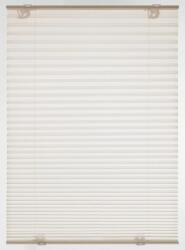 Gardinia Solo pliszé roló fúrás nélkül, tapadókorongos rögzítéssel, fényáteresztést gátló, 2 alumínium vezérsínnel, krémszínű, 90 x 130 cm