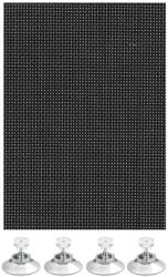 Gardinia Rugalmas Napvédő Ablakra és Tetőablakra, Autóba, 8 Tapadókoronggal, 100 x 150 cm, Fekete
