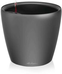 Lechuza Classico LS 28 Önöntöző Virágcserép Komplettset - Antracit Metál, 28 cm (16043)