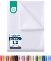 Utopia Bedding Lepedő Gumi Nélkül 270x290 cm Fehér Lapos Lepedő Ágyneműhöz