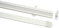 Gardinia Atlanta paneelkocsi panelfüggöny sínhez és függönyrúdhoz, tépőzárral és előszerelt görgőkkel, 60 cm, fehér