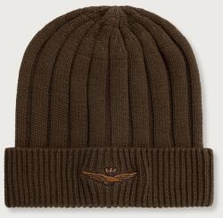 Aeronautica Militare beanie férfi pamut - zöld Univerzális méret