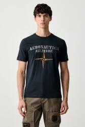 Aeronautica Militare férfi pamut póló - sötétkék XL - answear - 22 990 Ft