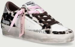 Crime London SK8 DELUXE WEDGE sportcipő női bőr - fehér Női 38