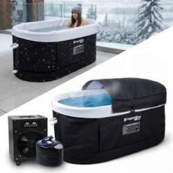 inSPORTline Cadă portabilă cu apă rece și sistem de abur și controler de temperatură inSPORTline FrostPeace (28941+28942+28940)