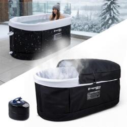 inSPORTline Cadă portabilă cu apă rece și sistem de abur inSPORTline FrostPeace (28940+28942)