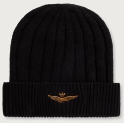 Aeronautica Militare beanie férfi pamut - fekete Univerzális méret