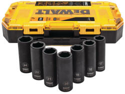 DEWALT x McLaren DEEP IMPACT 1/2"dugókulcs készlet - 7 részes (DT70905-QZ) - hardtools