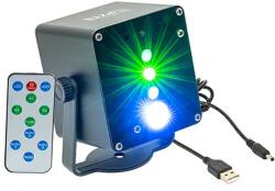 Ibiza Light Mini Laser 160mw + Efect Led Rgb 3w (tinyled-lasrg) - global-electronic