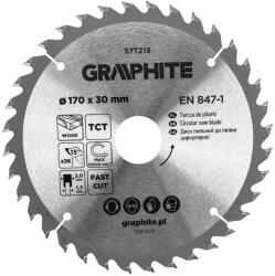 GRAPHITE lamă de ferăstrău, ferăstrău lat, 170 x 30 mm, 36 dinți (57T213)