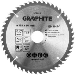 GRAPHITE lamă de ferăstrău, ferăstrău lat, 185 x 30 mm, 48 de dinți (57T220)