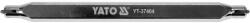 TOYA cuțit de tăiat sticlă cu două capete 120 mm (YT-37404)