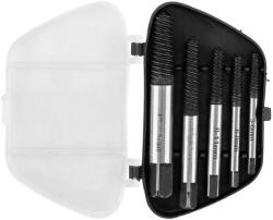 Graphite set de chei pentru șuruburi rupte, cap cu 4 colțuri, 3-19 mm, 5 buc (54T428)