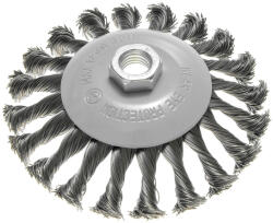 GRAPHITE disc de sârmă, tip farfurie, răsucit, 125 mm, M14 (57T411)