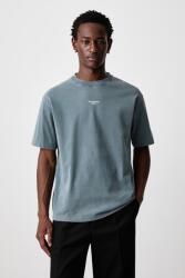 Drôle de Monsieur oversize férfi pamut Classic Slogan - szürke M