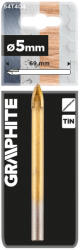 GRAPHITE burghiu universal, 5 mm TiN (54T404) Burghiu