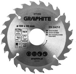 GRAPHITE lamă de ferăstrău, ferăstrău lat, 130 x 30 mm, 24 de dinți (57T205)