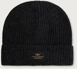 Aeronautica Militare beanie férfi gyapjú hozzáadásával - szürke Univerzális méret