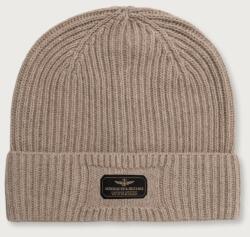 Aeronautica Militare beanie férfi gyapjú hozzáadásával - bézs Univerzális méret